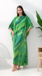 Celestial Green Kaftan Dress