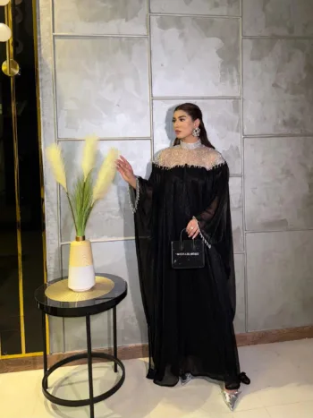 Black Moroccan Kaftan