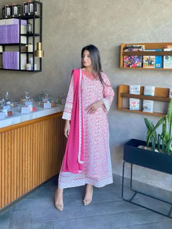 Blush Charm Kurta Set