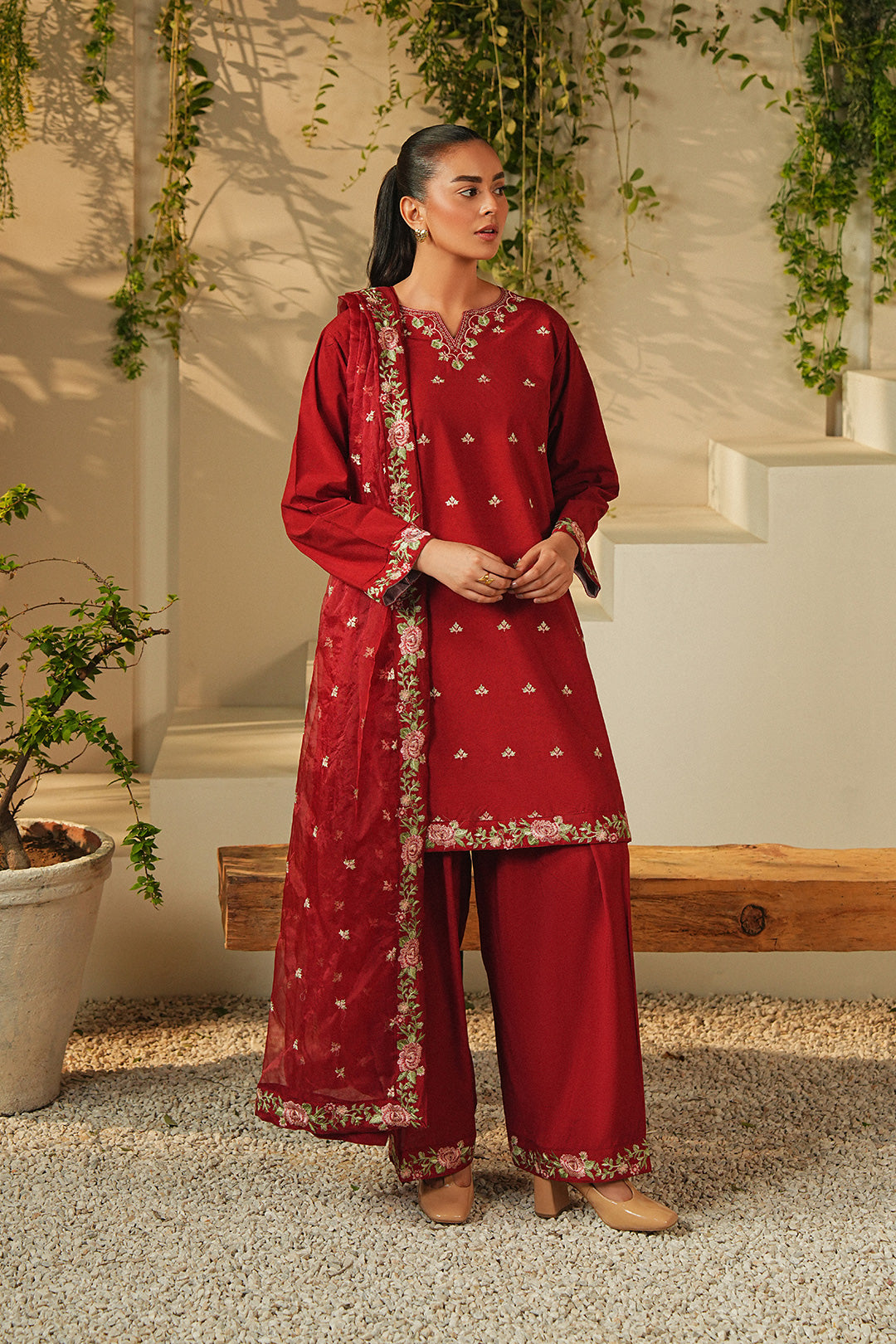 Rose Dupatta