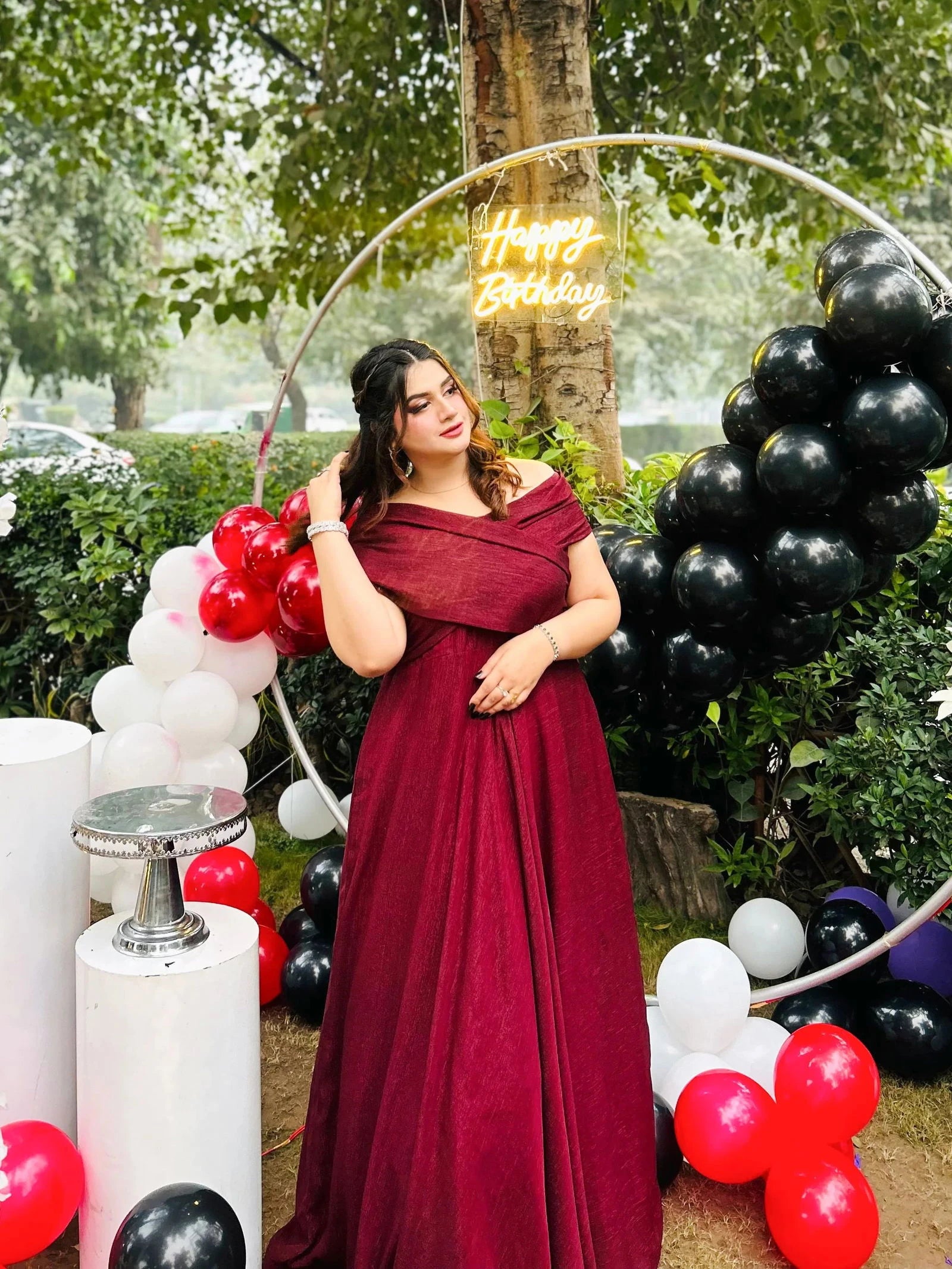 Maroon_Off-Shoulder_Gown_-_Mataish-7990887
