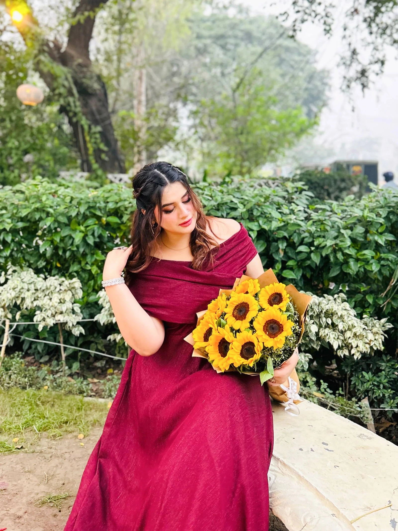Maroon_Off-Shoulder_Gown_-_Mataish-7990887