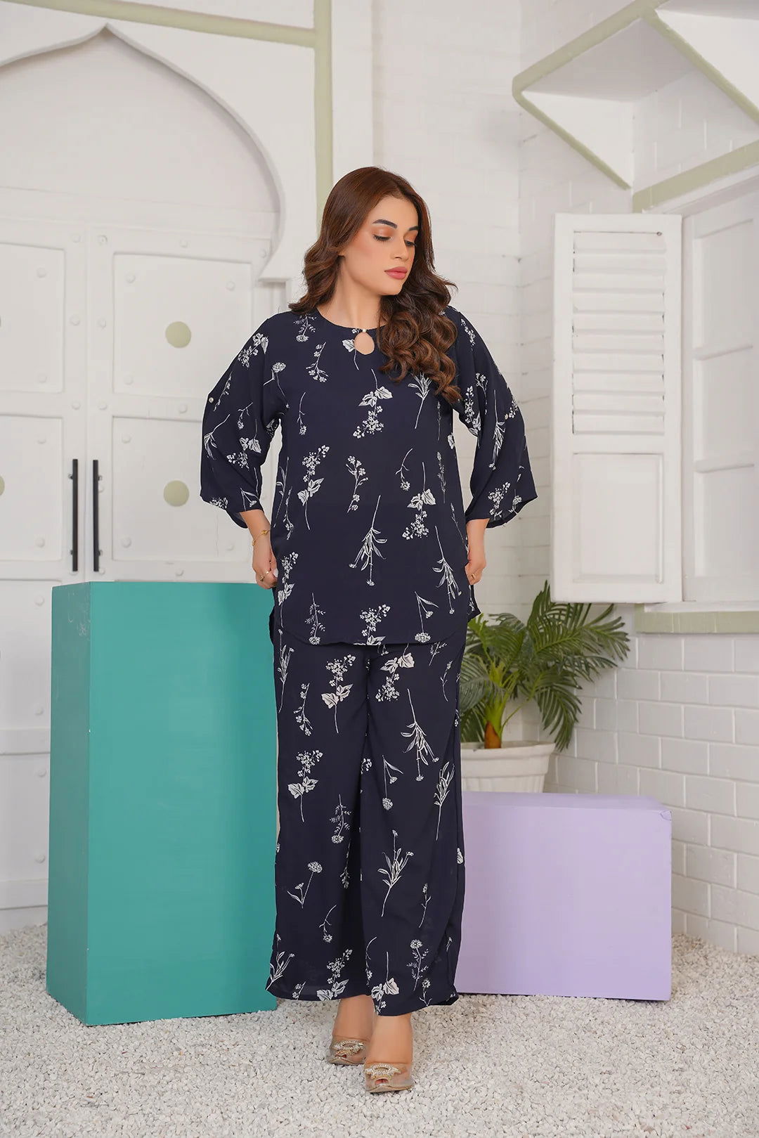 Midnight Blossom Cordset
