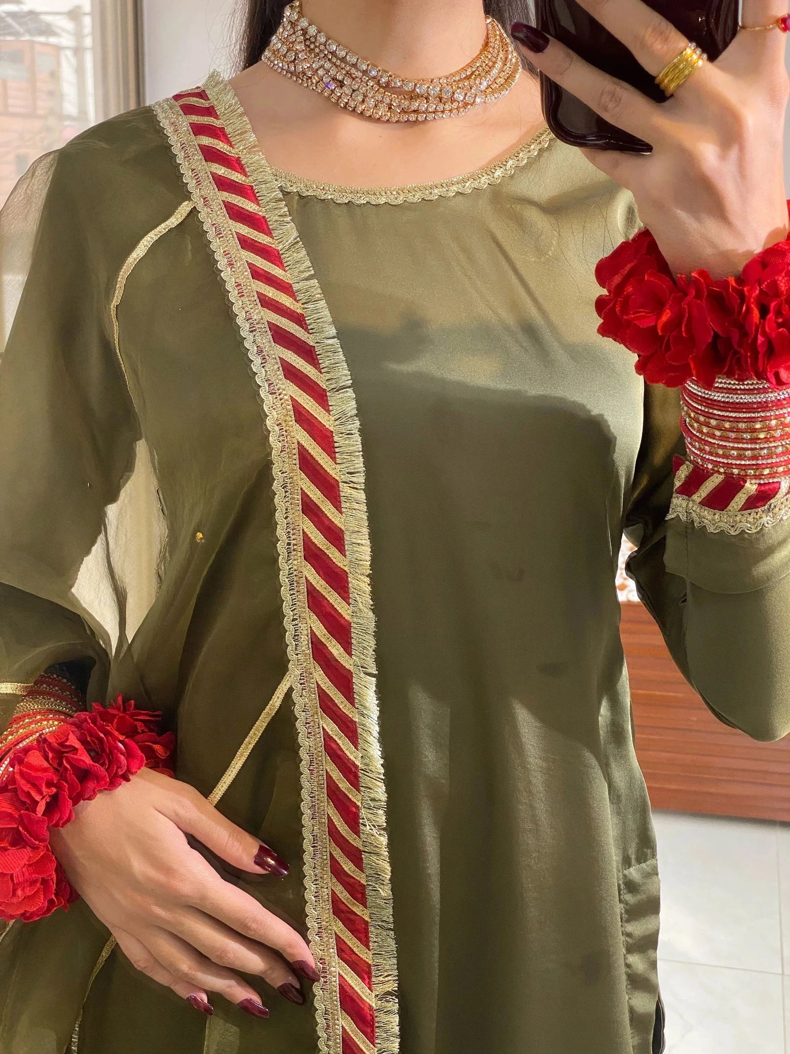 Olive_Green_Gharara_-_Mataish-8516493