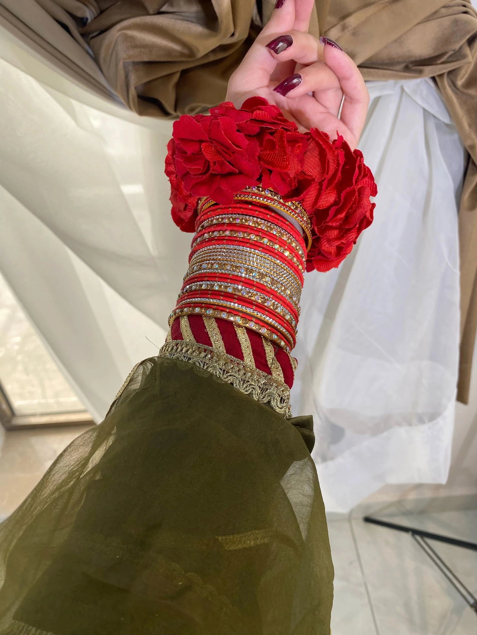 Olive_Green_Gharara_-_Mataish-8516493