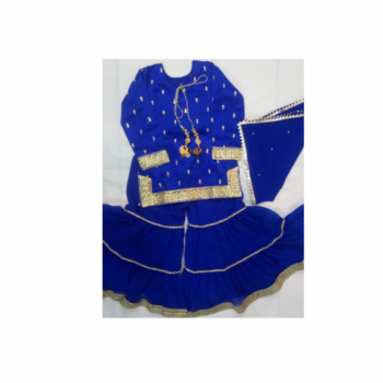 Royal Blue Flair Gararah