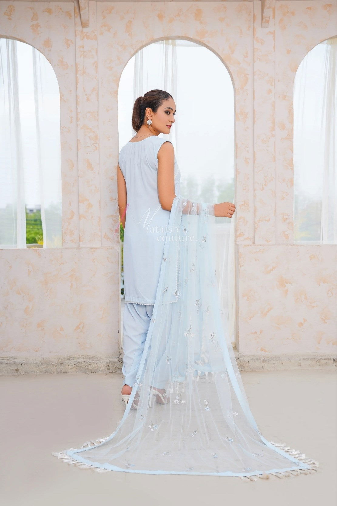 Solid_Mid_Blue_Dress_-_Mataish-7990724