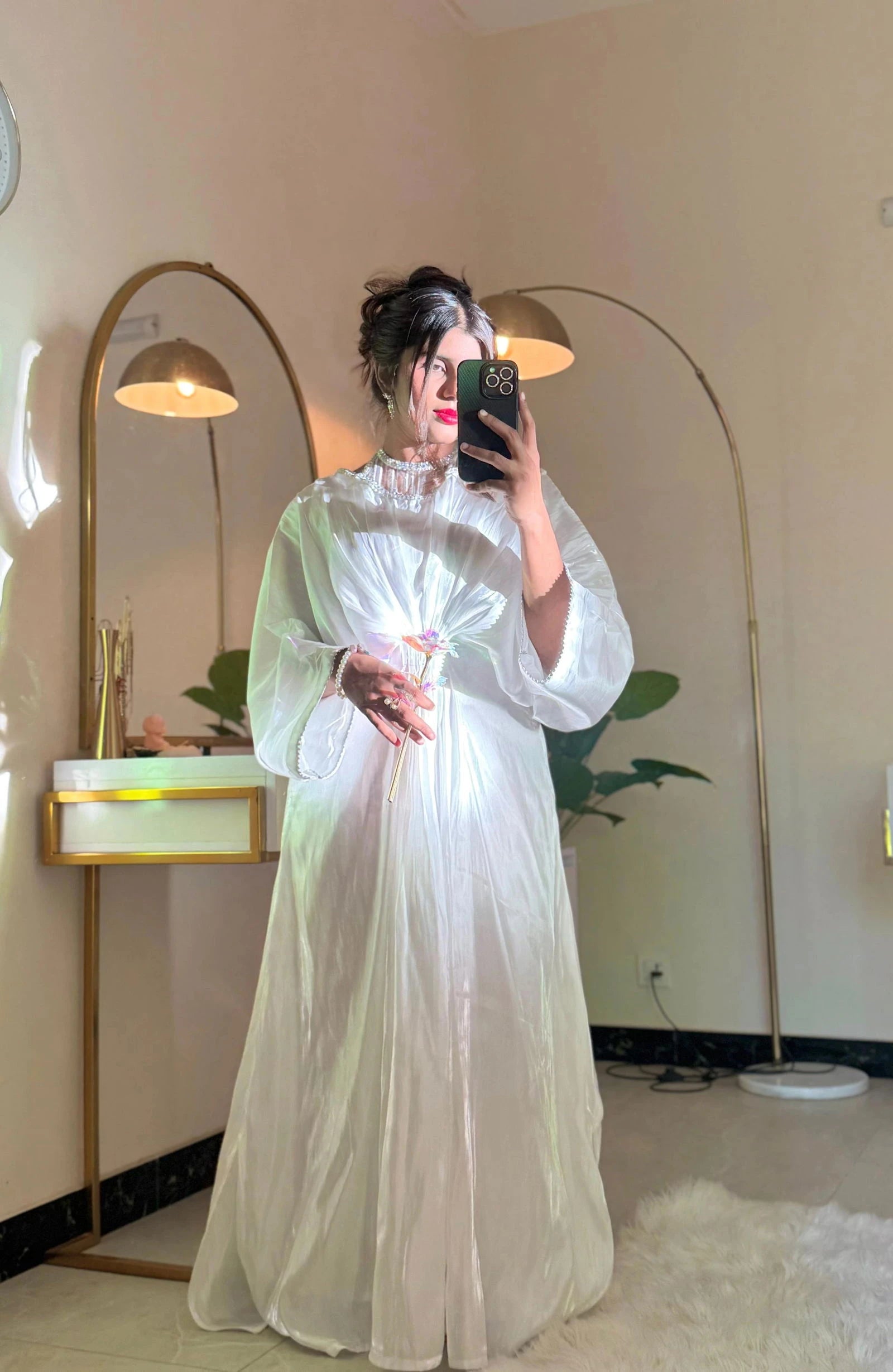 White Crystal Kaftan