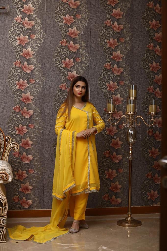 Yellow_Angarkha_Dress_-_Mataish-7990145