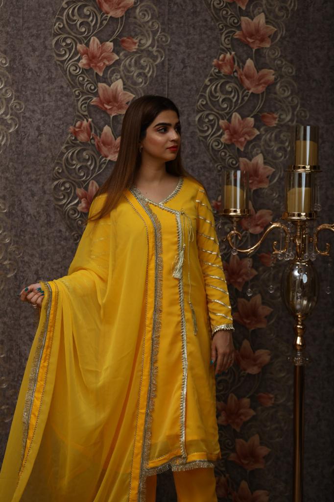 Yellow_Angarkha_Dress_-_Mataish-7990145