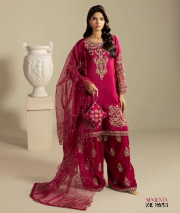 Magenta Luxury Silk