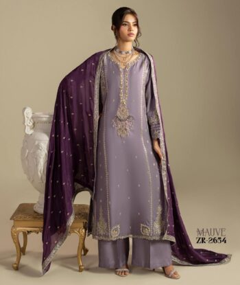 Mauve Luxury Silk