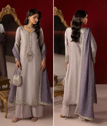 Soft Grey Luxury Silk