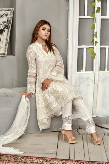 KURTI 116-SHALE- OFF-WHITE