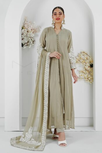 KURTI 120-ETHEREAL GLAZE- LIGHT BROWN