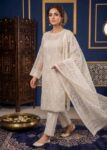 Afsana White Organza ? Formal Festive Edit