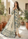 Off-White Digital Printed Lawn Kurta Set with Dupatta