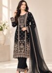 Noir Noor ? Embroidered Chiffon 3PC