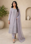 Lilac Grace ? Premium Festive Chiffon Suit
