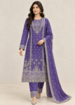 Violet Opulence ? Luxury Designer 3 Piece Ensemble