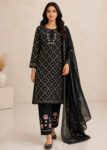 Noor-e-Siyah ? Fully Embroidered 3PC Kurta