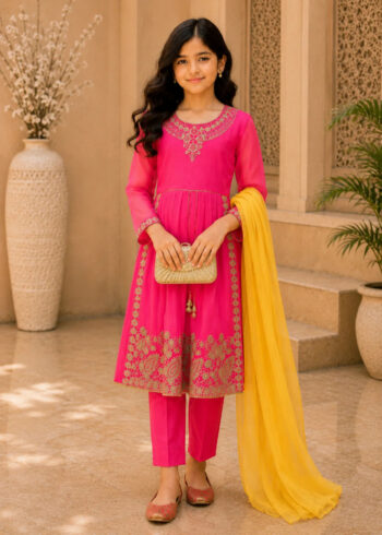 Sutar kids chiffon D 1