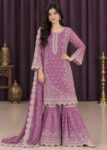 Rang-o-Noor ? Lilac Mehfil Lilac Festive Gharara