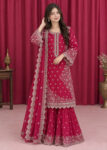 Rang-o-Noor ? Hot Pink Rani Hot Pink Festive Gharara