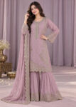 Rang-o-Noor ? Gulabi Noor Tea Pink Festive Gharara