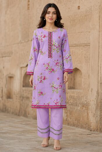 Aroma A-53 : Printed Lawn 2pc