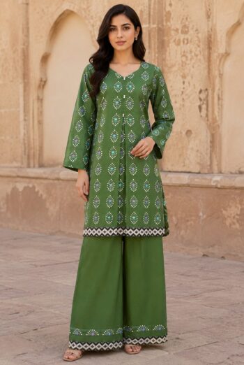 Aroma A-56 : Printed Lawn 2pc