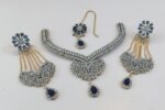 Blue-and-Silver-Indian-Style-Necklace-Set