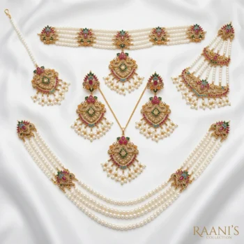 Bridal Pearl Jewellery Set
