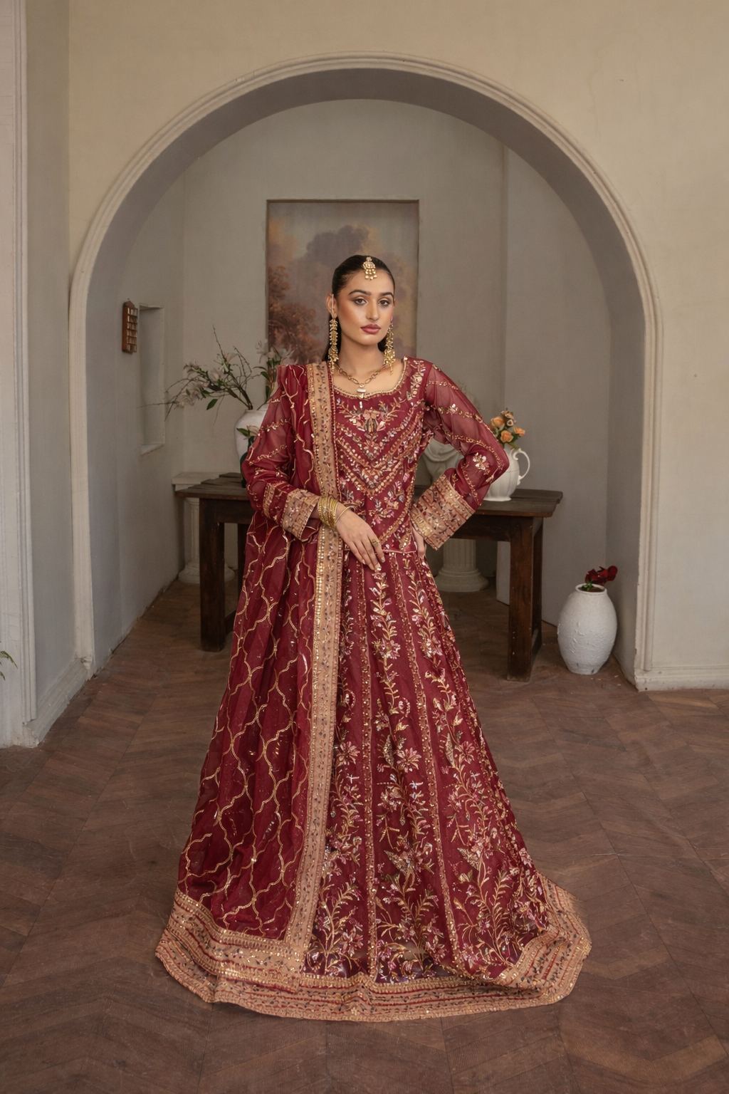 LUXURY-001-Maroon