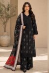 Eleganza E-15 : Embroidered & Digital Printed Lawn 3pc