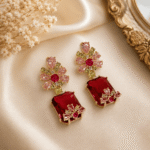 Flower Stone Earrings