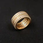 Gold Eternity Band Ring