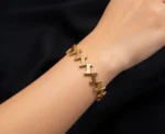 Gold-Ladder-Chain-Bracelet-3