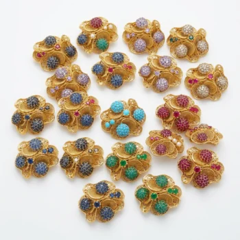 Gold Plated Filigree Rings