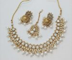 Gold-Plated Necklace with Pearls