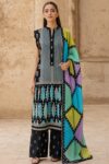 Hermosa H-12 : Digital Printed Lawn 3pc