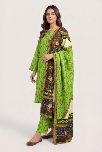 Ibtida I-28 : Printed Lawn 3PC