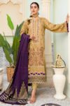 Imroz I-15 : Embroidered Viscose 3PC