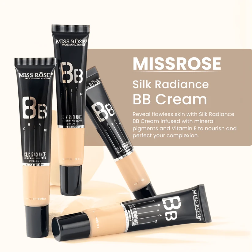 Miss_Rose_Silk_Radiance_BB_Cream_Front_Packaging_With_Mineral_Pigments_And_Vitamin_E
