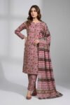 Noura N-27: Printed Lawn 3PC