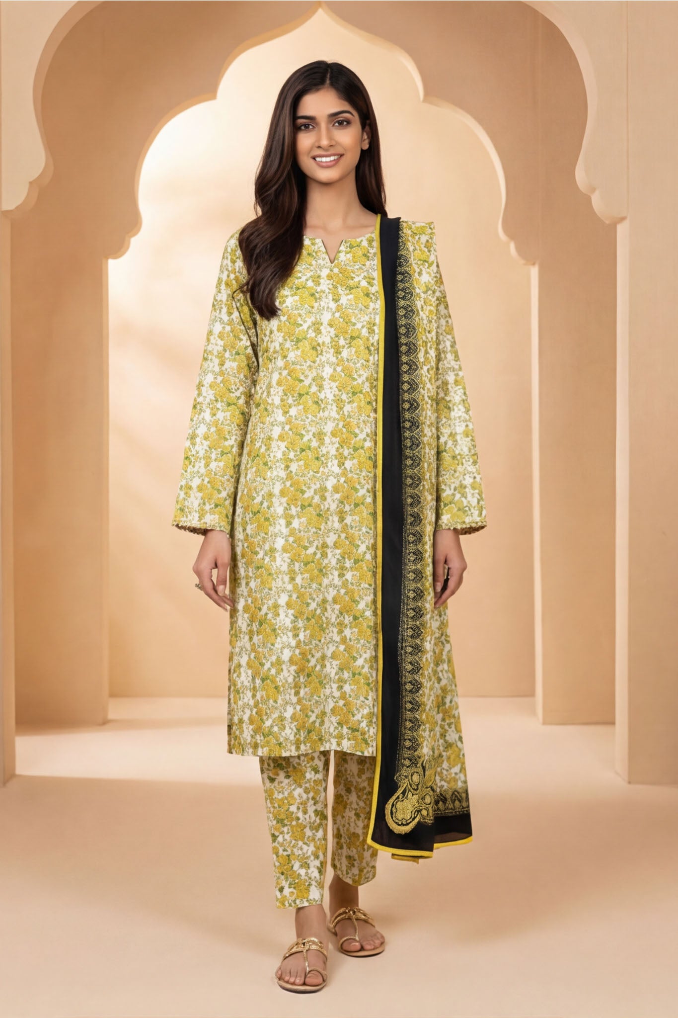 Noura-N-30-Unstitched-Printed-Lawn-3PC-Kleren-35359487262903