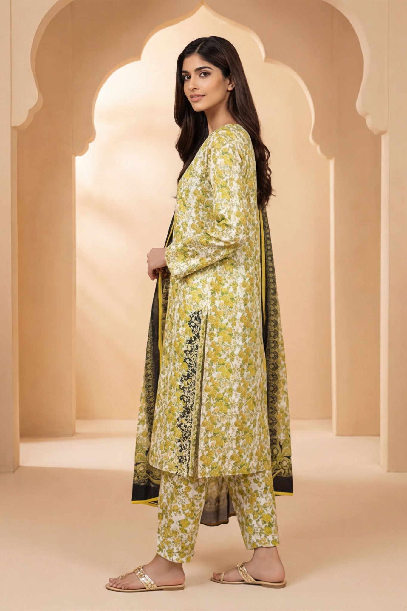 Noura-N-30-Unstitched-Printed-Lawn-3PC-Kleren-35359487295671