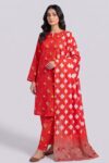 Noura N-34: Printed Lawn 3PC