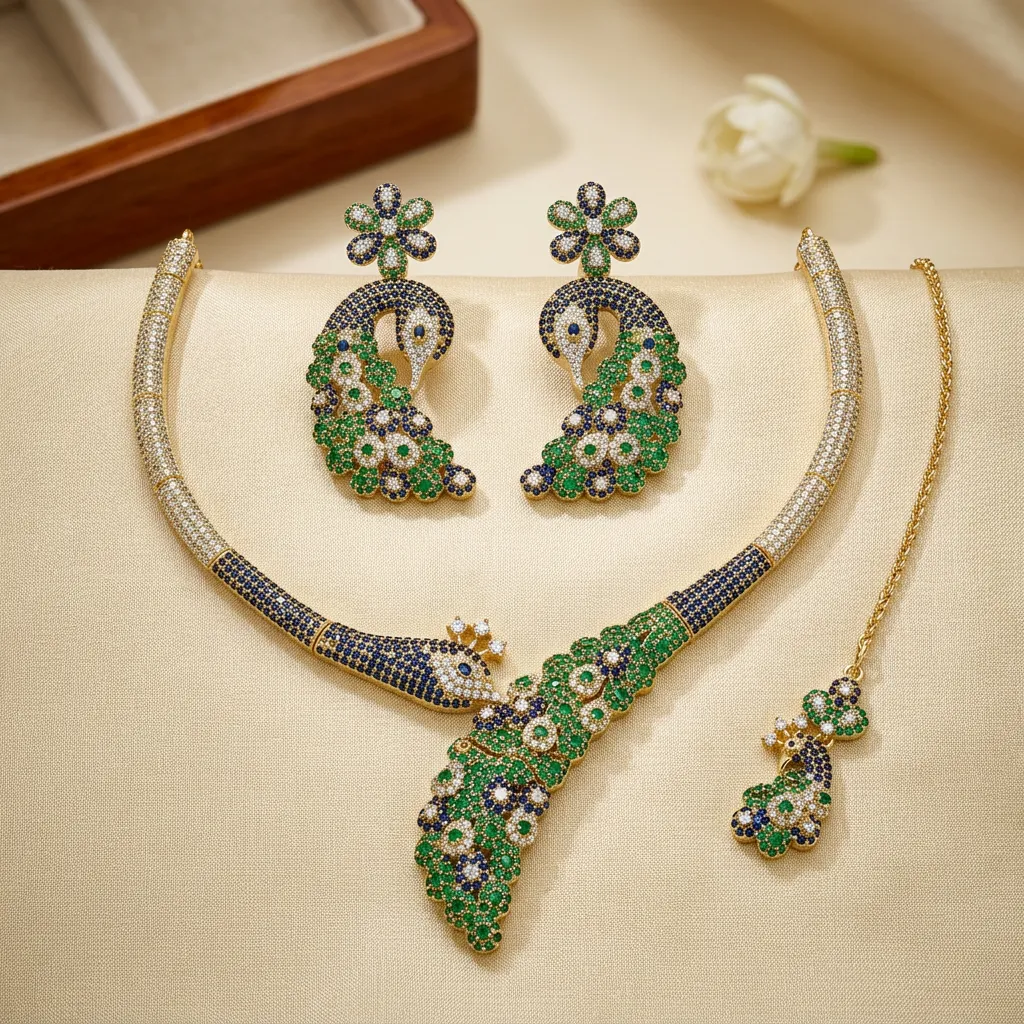 Peacock-Jewellery-Set