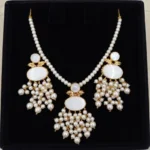 Pearl Locket Necklace Set